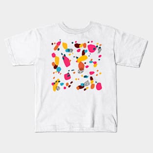 Modern Terrazzo Pattern | Moroccan Jewel Kids T-Shirt